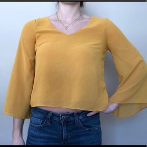 Mustard yellow shirt